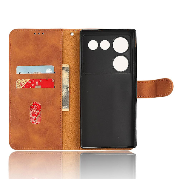 For ZTE nubia Z50 Ultra Wallet PU Læder Etui Hud-touch Beskyttende Telefon Cover med Stativ