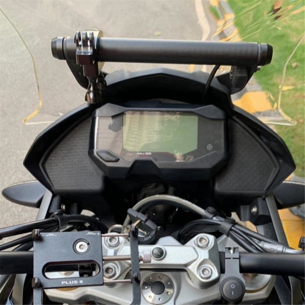 Motorcykelställningshållare Telefon Mobiltelefon GPS Navigationsplatta Fäste för G310gs 2017-2022(22mm)