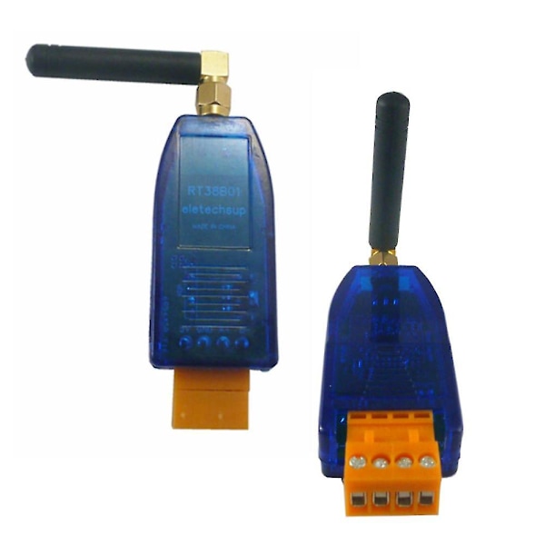 2Pcs RS485 Wireless Transceiver 20DBM 433Mhz Transmitter and Receiver VHF/UHF Radio Modem for Smart