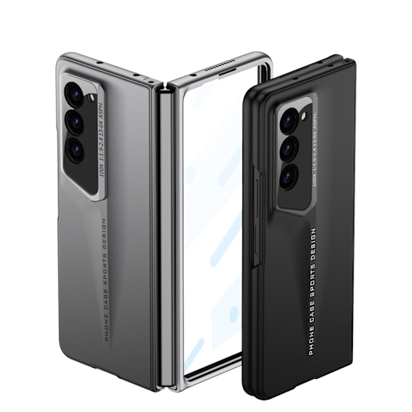 New Samsung zfold6 ultra-thin mobile i phxne case frosted hard shell pc simple wind blade shell film all-in-one applicable