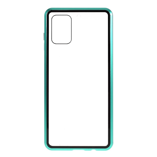 Dobbeltsidig herdet glass + ramme Unik fulldekkende deksel for Samsung Galaxy A71 SM-A715