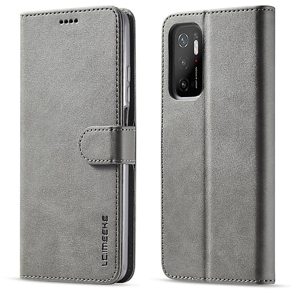 LC.IMEEKE Wallet Design Leather Phone Stand Case Protector for Xiaomi Poco M3 Promi Note 10 5G