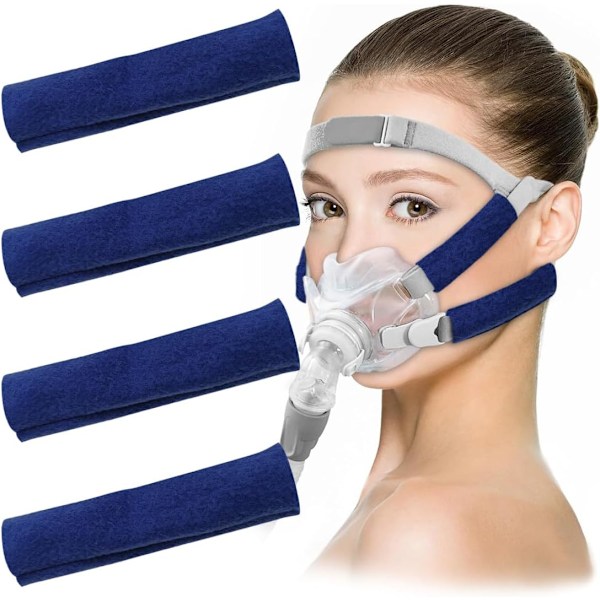 4 kpl CPAP-maskin hihnan suojus, CPAP-hihnan pehmuste, CPAP-kasvopehmuste