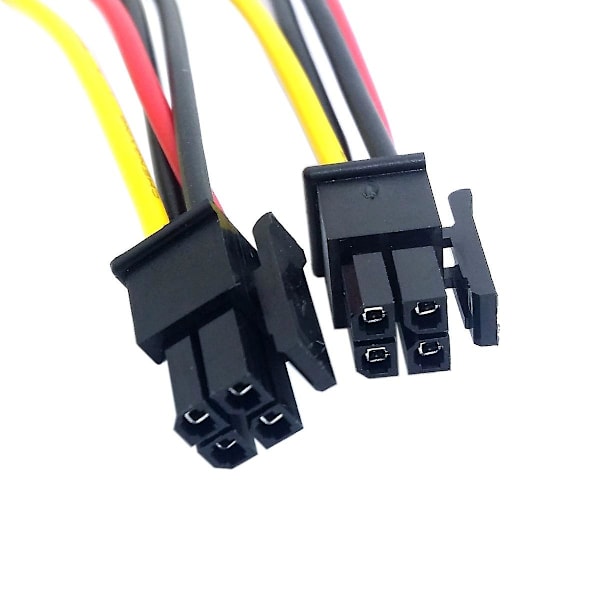 CY PW-071-0.6M ATX Molex Micro Fit-kontakt 4-pin hann til hann strømkabel