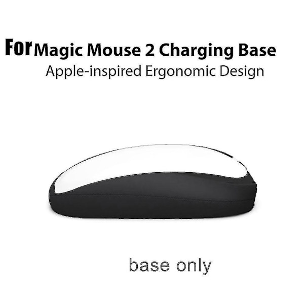 Laddningsdocka för Magic Mouse 2 Apple-inspirerad ergonomisk design