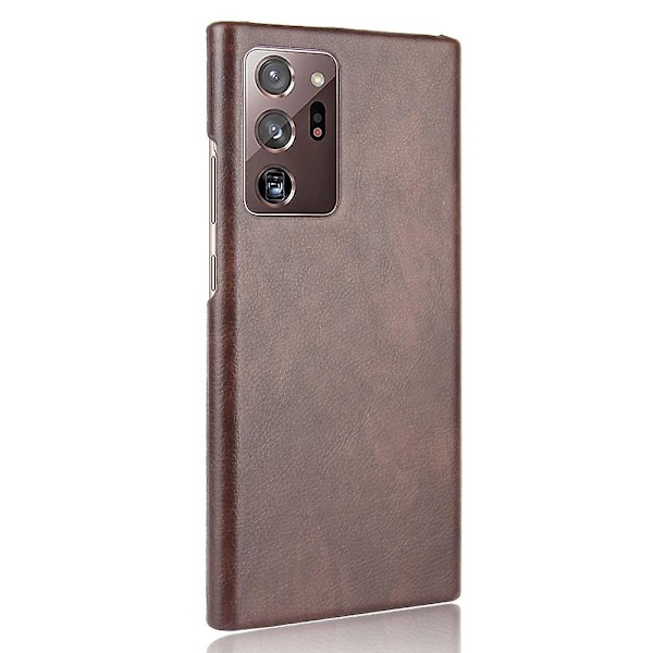 Skin Leather Coated PC Phone Case Cover til Samsung Galaxy Note20 Ultra 5G/Galaxy Note20 Ultra