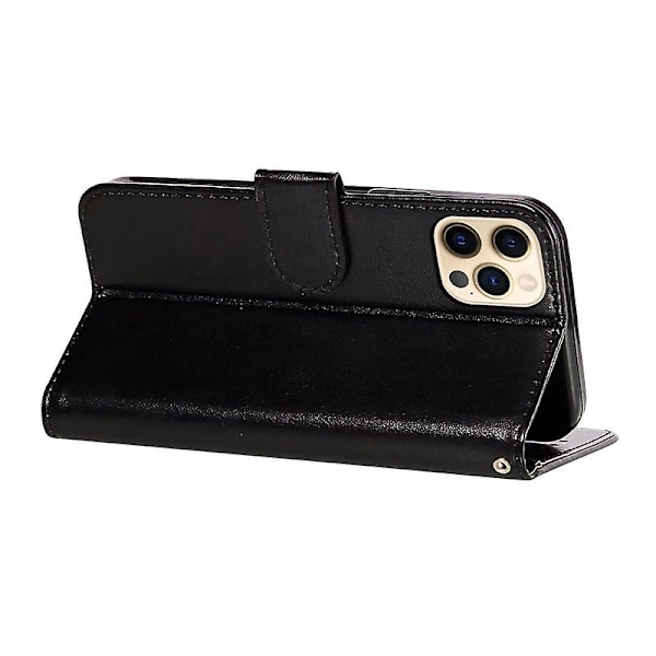 For iPhone 15 Pro Etui PU Lær Magnetisk Lukning Telefondeksel