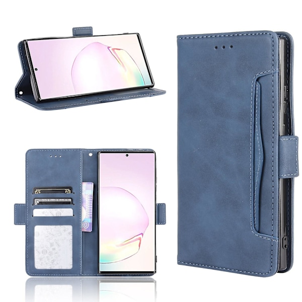 Multiple Card Slots Wallet Shell Læder Mobiltelefon Etui til Samsung Galaxy Note20 Ultra/20 Ultra 5G