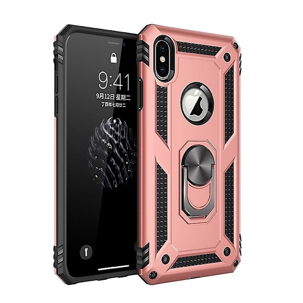 Hybrid PC TPU Armor Case med Kickstand for iPhone XS/X 5.8 tommer