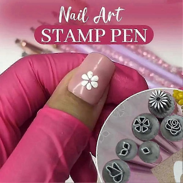 15 stk. DIY Negle Nail Art Stempel Pen Sæt Kunst Dotting Værktøjs Sæt til Piger Kvinder