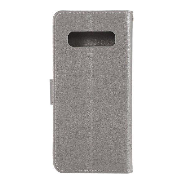 Imprint Stand Læder Cover til Samsung Galaxy S10