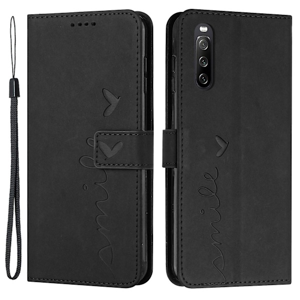 For Sony Xperia 10 V Case Wallet Magnetic Clasp Imprinted Phone Cover