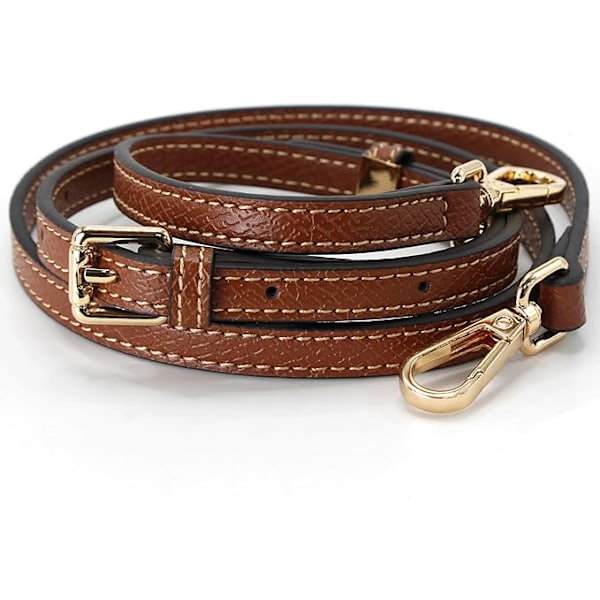 Læderskulderrem, terracotta/nude/due/navy