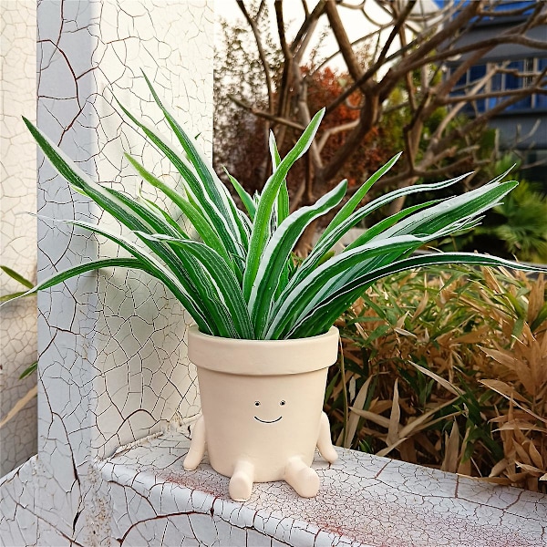 Swing Face Planter Pot, Hengekøye Planter Pot Swing Face Planter, Hengehode Plantere, Kreative Sukkulenter Planter Pot Kurv