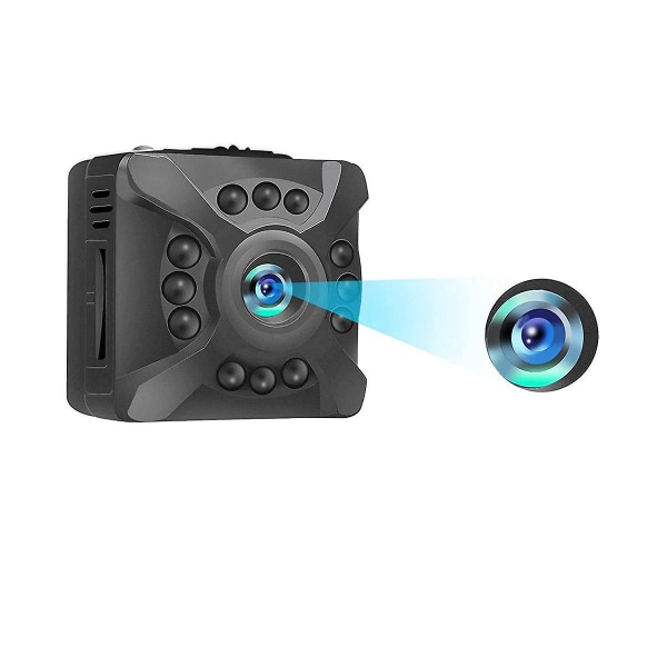 X5 Minikamera 1080p 200w Hd Night Vision Innendørs Wifi-kamera Sikkerhet Fjernkontroll Kamerastøtte Tf
