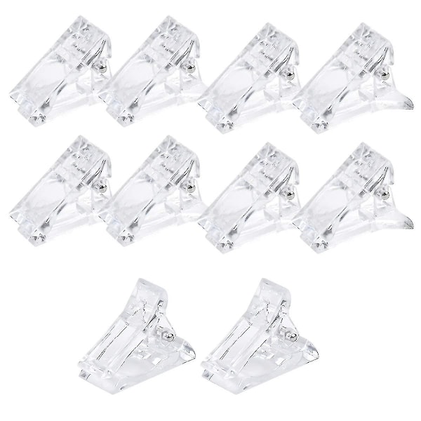 10 st Nail Tip Clips, Nail Tip Clips Polygel, Polygel Tips Clips