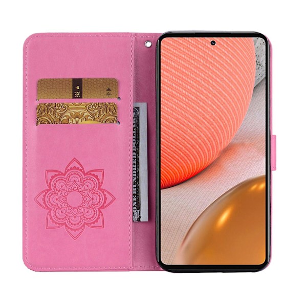 Til Samsung Galaxy A53 5G Fashionable Imprinted Owl Wallet Shell PU Læder+TPU Flip Telefon Etui