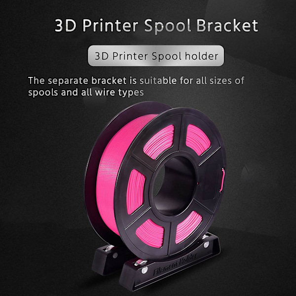 3D-printer filament spoleholder leje design mount rack beslag til PLA/ABS/nylon/træ/TPU/andet