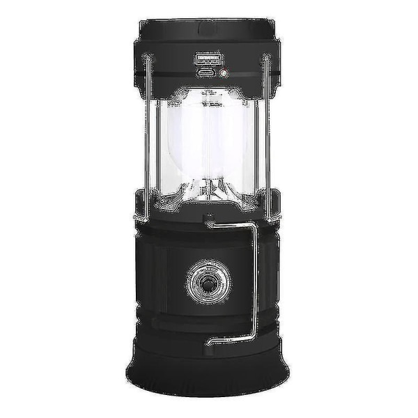 Outdoor Emergency Portable Horse Lantern Is Waterproof, Convenient And Rechargeable Black