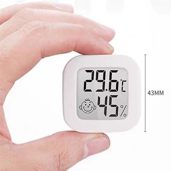 6Pcs Mini Digital Thermometer Hygrometer Indoor Humidity Gauge Meter LCD Display Temperature Sensor