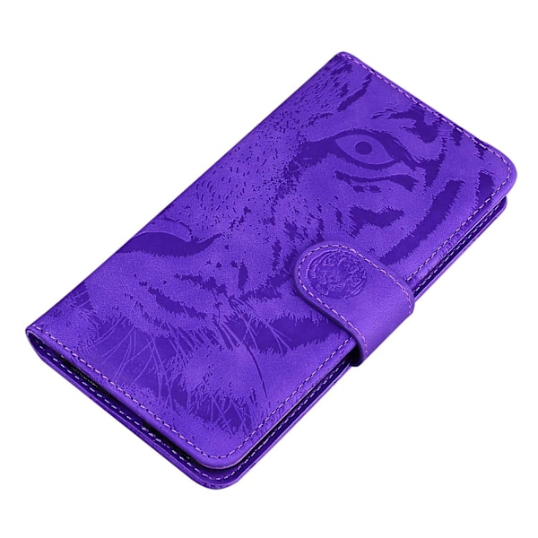 For Xiaomi Redmi 13C 4Gmi 13C 5G/Poco C65 4G Etui PU Læder Tiger Mønster Telefon Cover