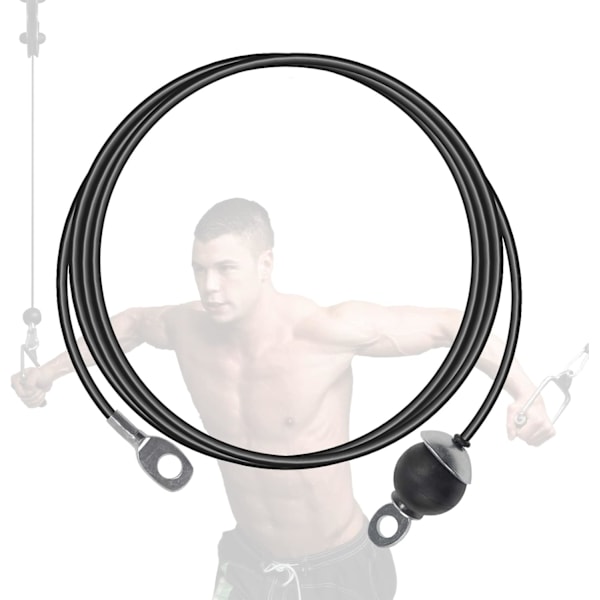 Gymdragare, vajerdragare, bodybuilding och fitness DIY-dragare, hemmagymtillbehör, fitness-trissa, kan användas för att träna muskler