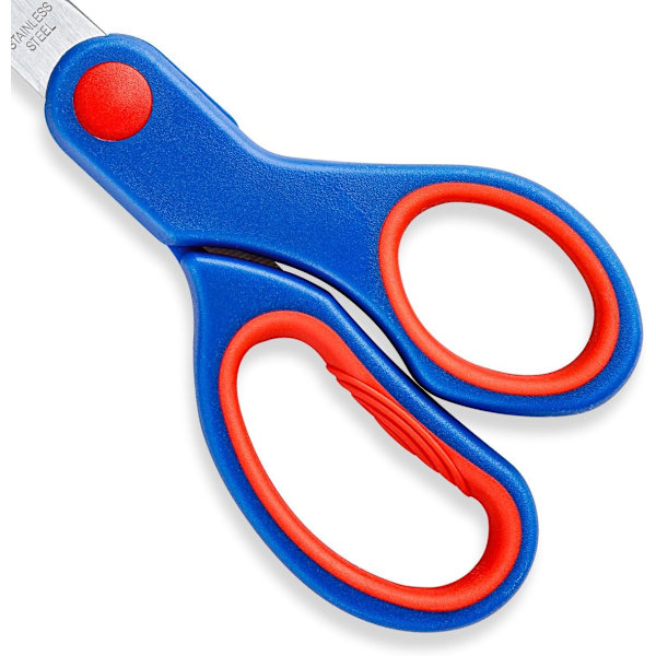 STAEDTLER 965 17 NBK Noris Club Hobby Saks (ergonomisk greb, afrundet blad, høj skæreydelse, længde: 17 cm) (Pakke med 2)