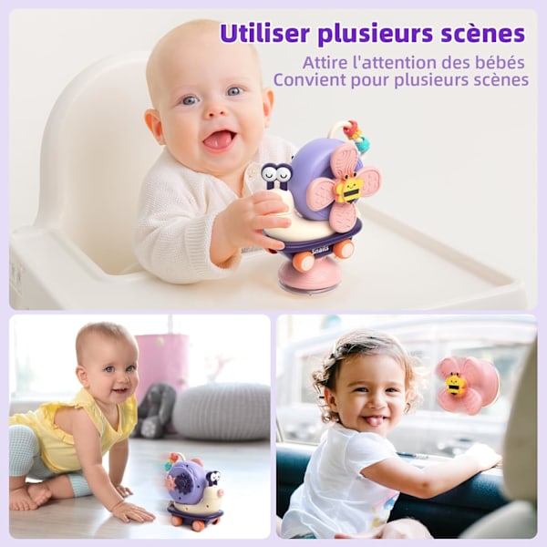 Babysugekopp leker (for barnestoler), Baby Wake-up leker (6 måneder), Sensoriske babyleker (1 år), Barnegaver (7-12 måneder)