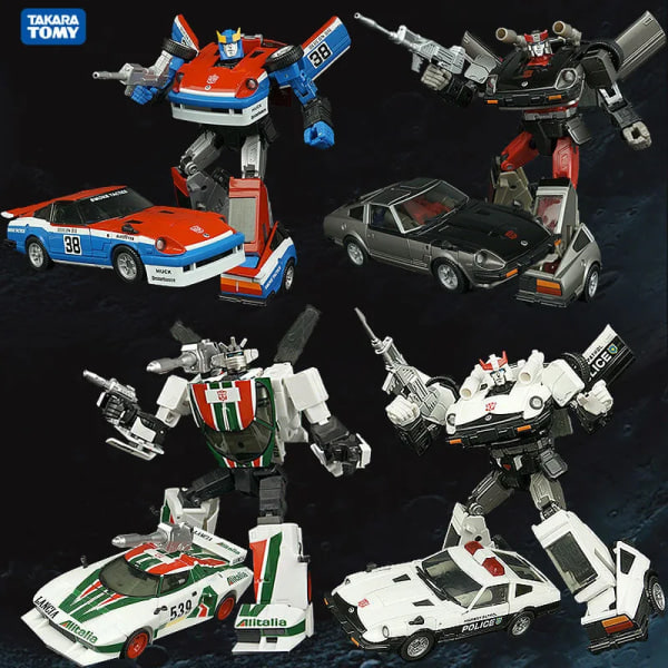 Original Takara Tomy Transformers Leker MP-17-18-19-20 Prowl Streak Smokescreen Wheeuack Transformers Robot Leker Barn MP-19 Smokescreen