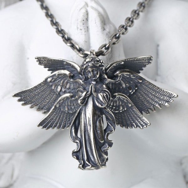 Antik sølv engel charme vedhæng til diy smykker gør halskæde armbånd 4517 |  Fyndiq