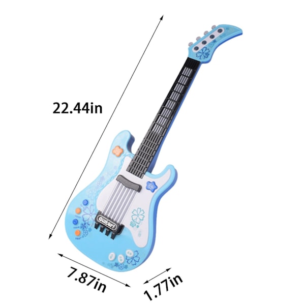 Taapero Lelut Lapset Simulaatio Basso Soittaja Sähkökitara Lelut Monitoiminen Musiikki-instrumentti Valot Musiikki