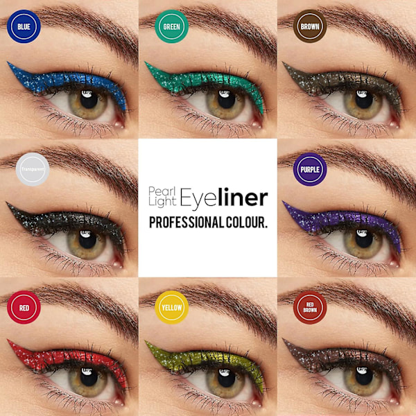 Flytende eyeliner, eyeliner flytende 24-timers langvarig, vanntett eyelinerpenn, matt finish øyesminke