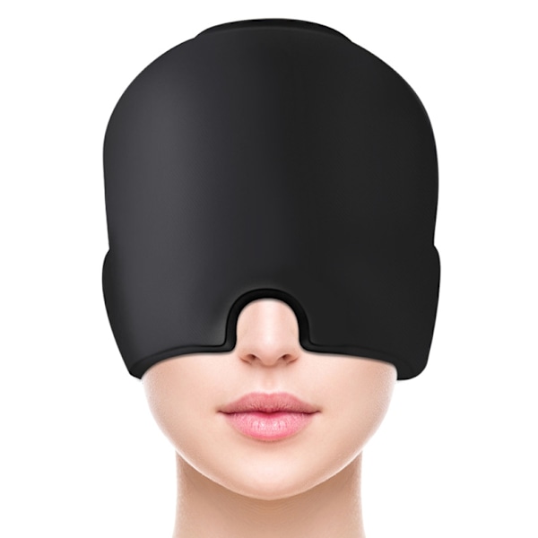Migræne Maske Hue, Gel Ispose, Kølende Anti Migræne Ismaske, Hue, Koldterapi Lindring