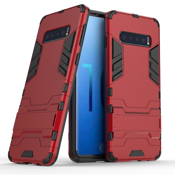 Cool Guard Kickstand PC TPU -hybridikotelo Samsung Galaxy S10 -puhelimelle