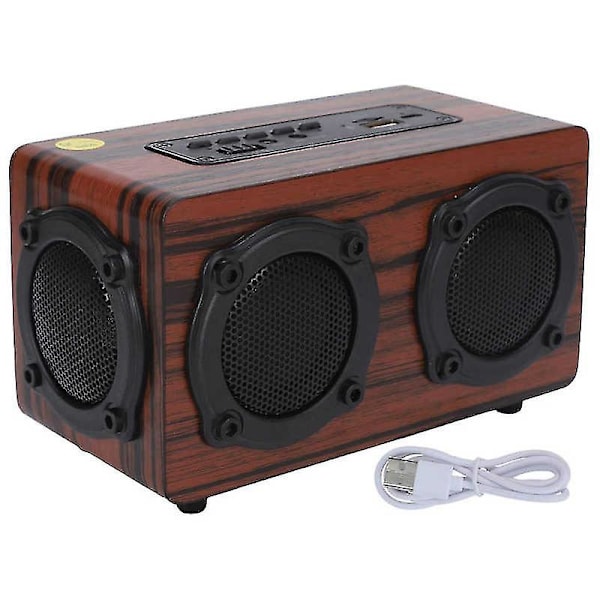 Wooden Retro Bluetooth Wireless Speaker