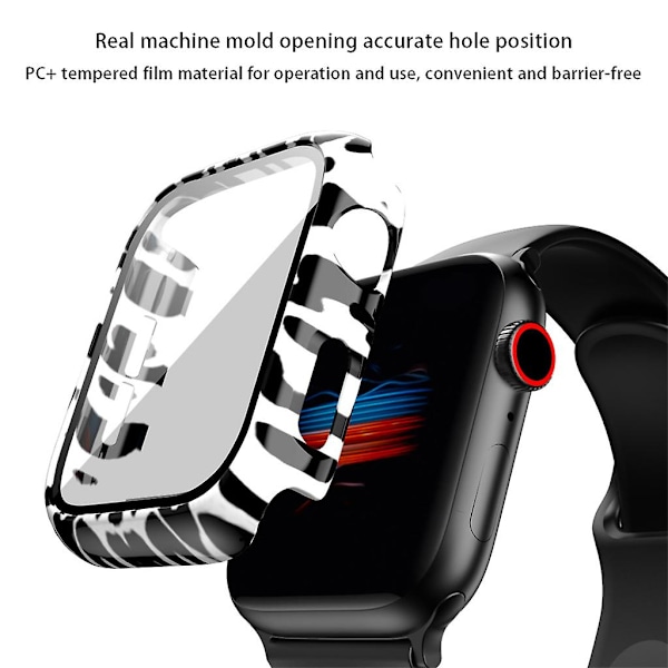 Hard skjermbeskytter for Iwatch-se 1/2/3/4/5/6 40mm 44mm 38mm 42mm Glassfilm