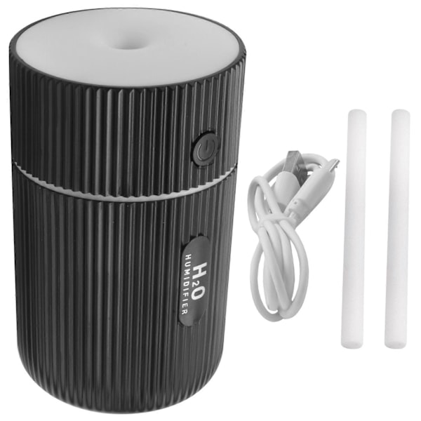 Luftfugter, Farverig Cool Mini USB Luftfugter med 7 Farver Åndedrætslys, Automatisk Nedlukning, til Bil