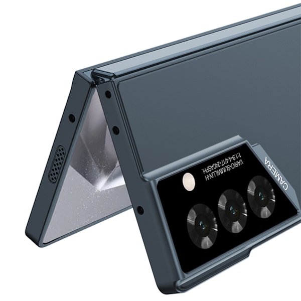 Samsung Z Fold6 Raptor -puhelimen kuori, mattapintainen kova kuori, yksinkertainen tyyli, kalvo integroitu Titanium Gray