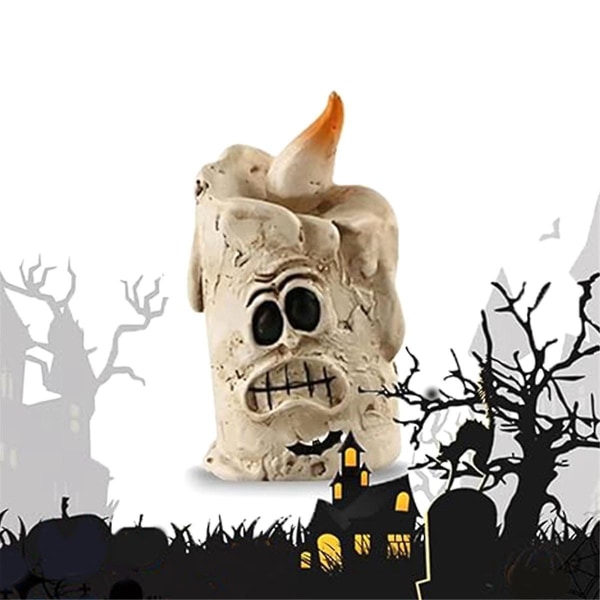 Halloween-pöytäkoristeet Täydellinen lahja, Halloween-koristeet Goottilainen pelottava muumiohartsihahmo