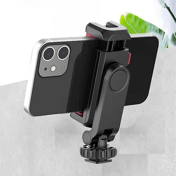 Multifunksjonell Telefonholder Klemme Telefon Stativfeste For Smartphone Video Live