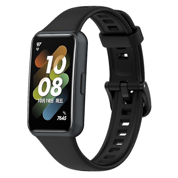 Silikonrem for Huawei Band 7 Smart Watch - Erstatningsarmbånd - Smart tilbehør