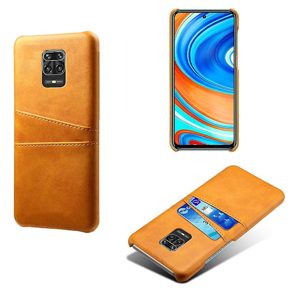 KSQ Dobbel kortspor belagt plast hardtelefondeksel for Xiaomi Redmi Note 9 Pro/9 Pro Max/9S