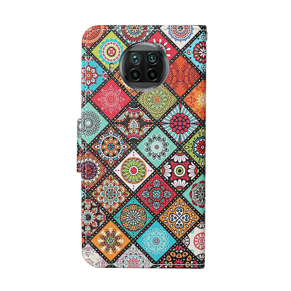 TPU + PU Lommebok Stativ Telefondeksel for Xiaomi Mi 10T Lite 5G/Mi 10i 5Gmi Note 9 Pro 5G - Etnisk Mønster