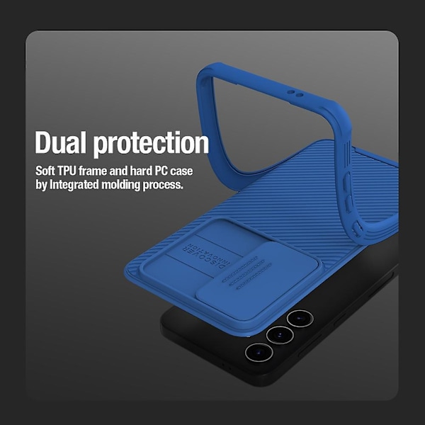 Nillkin Camshield Pro Series til Samsung Galaxy S24+ Beskyttende Telefoncover med Slide Kamera Cover