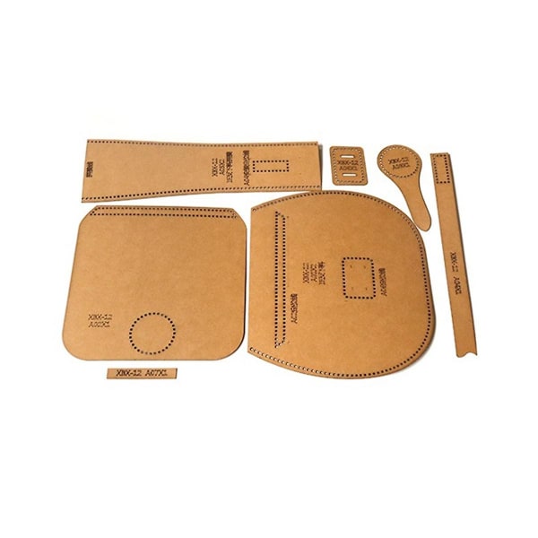 Tee-se-itse-nahkatyökalusarja Kraft käsilaukun ompelukuvio Tee-se-itse käsintehty askartelumalli Valmiin tuotteen koko