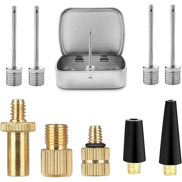 Luft-/Fodpumpe Adapter, Cykelventil (DV/AV/SV) Boldpumpe Nåle Adapter, Til Kompressorer
