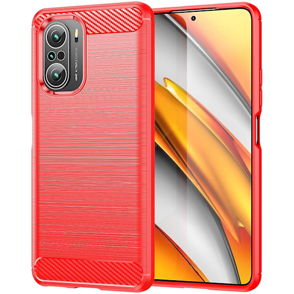 For Xiaomi Poco F3/11I/11X/11X Pro/Redmi K40/Redmi K40 Pro/Redmi K40 Pro+ Carbon Fiber Brushed Phone