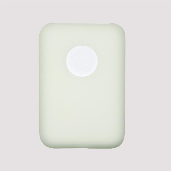 For For Apple Magsafe External Battery Non-Slip and Anti-Fall Silicone Protective Case Luminous Gree