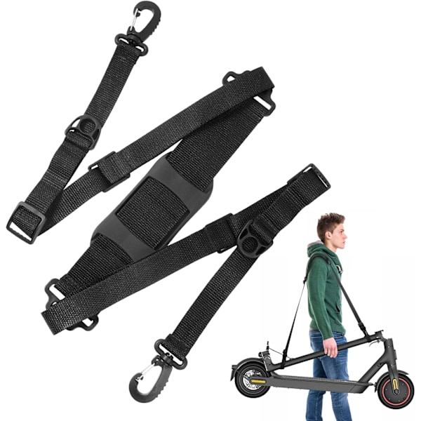 Bärväska för sparkcykel, axelrem och handtag för sparkcykel, elsparkcykelhandtag, skyddskåpa för bromsskruvar, Xiaomi M365/Pro sparkcykeltillbehör