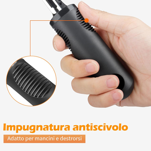 Parsankuorija, vihanneskuorija, erittäin terävä, sahalaitainen terä, kaksoisterä, ergonominen kahva